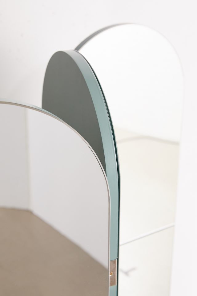 Amaia Mirrored Arc Room Divider Screen #2