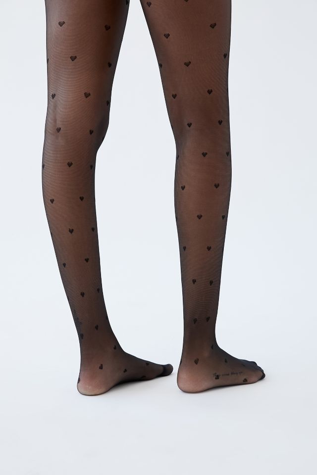 Collants transparents à cœurs #2