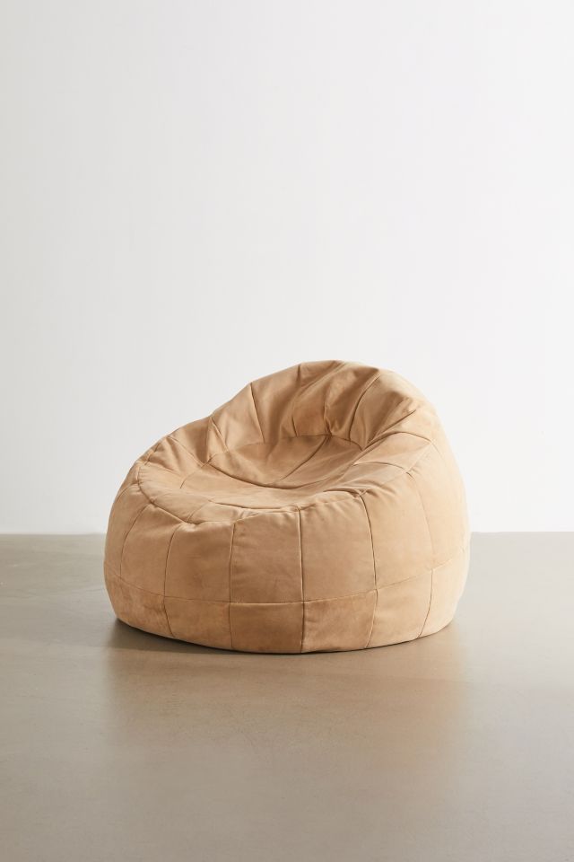 Mesa Patchwork Leather Bean Bag Chair #1
