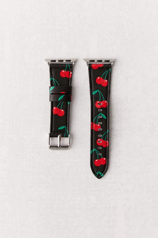 Wildflower Black Cherries Apple Watch Strap #1
