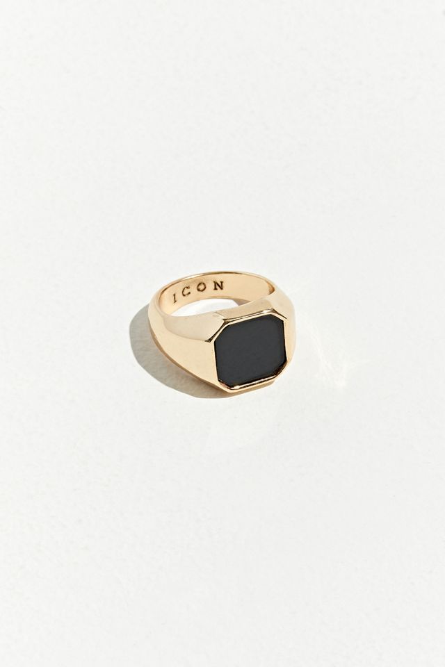 Icon Brand Stealth Signet Ring | Urban Outfitters