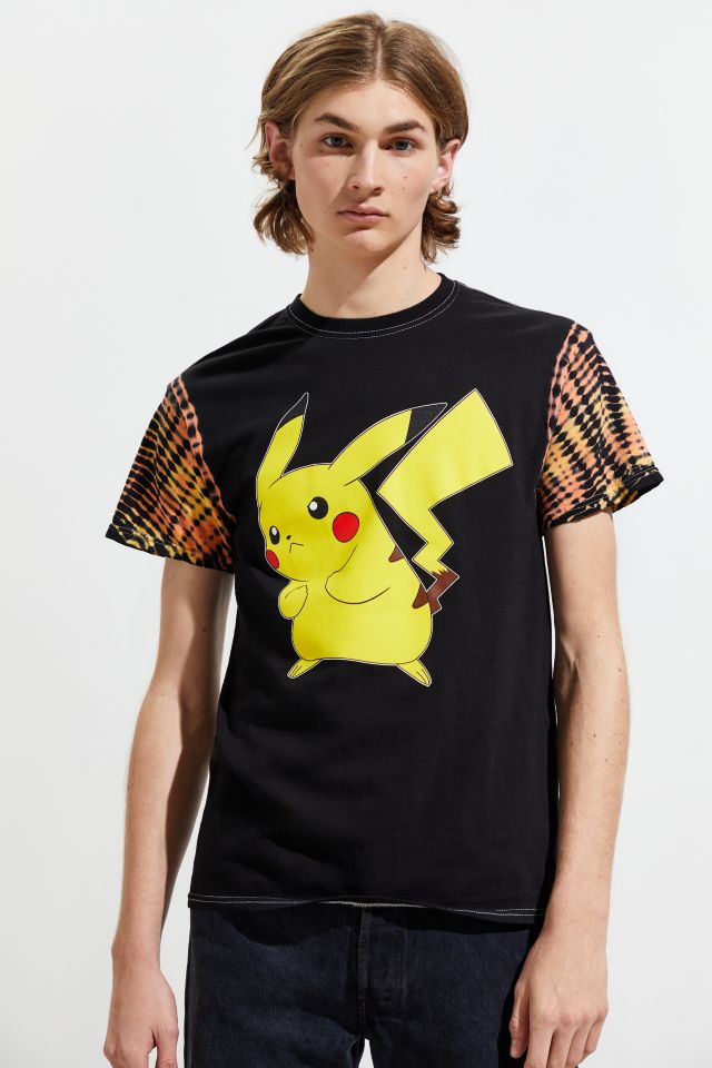 Fierce Pikachu Tie-Dye Sleeve Tee #1
