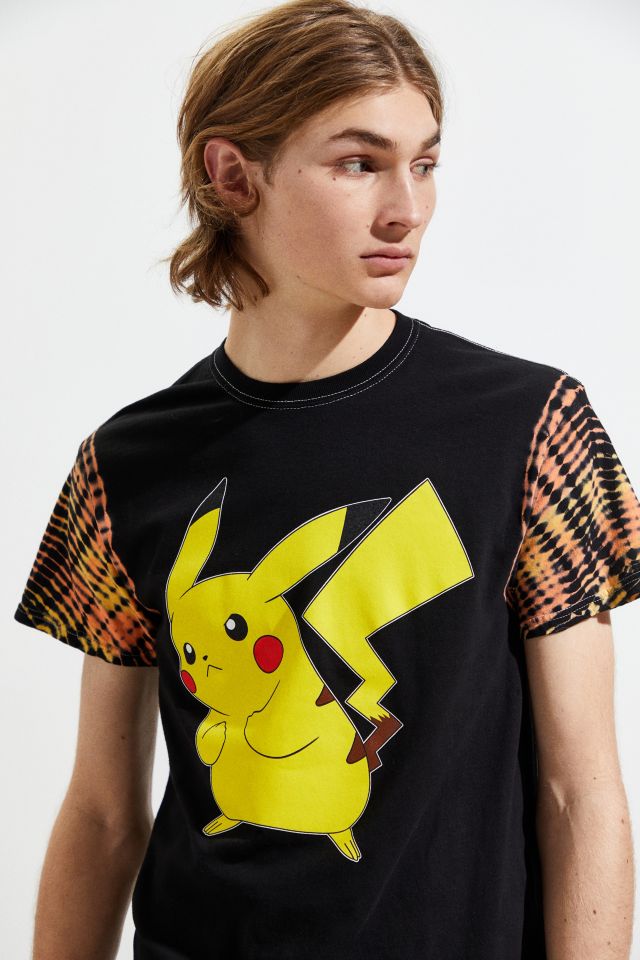 Fierce Pikachu Tie-Dye Sleeve Tee #3