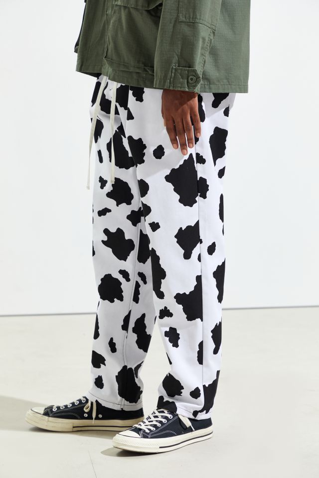 Monitaly Cow Print Drop Crotch Pant  #3