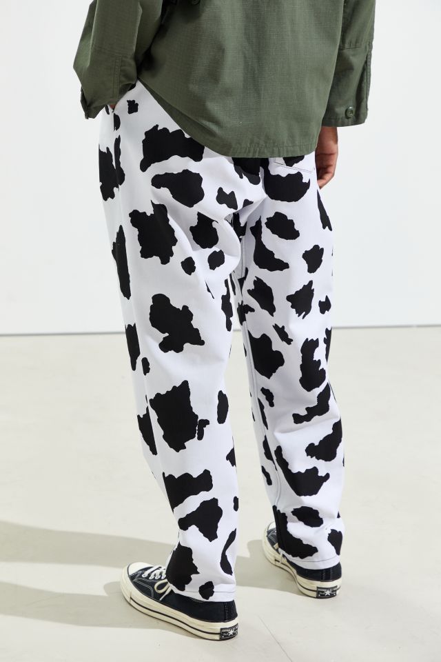 Monitaly Cow Print Drop Crotch Pant  #4