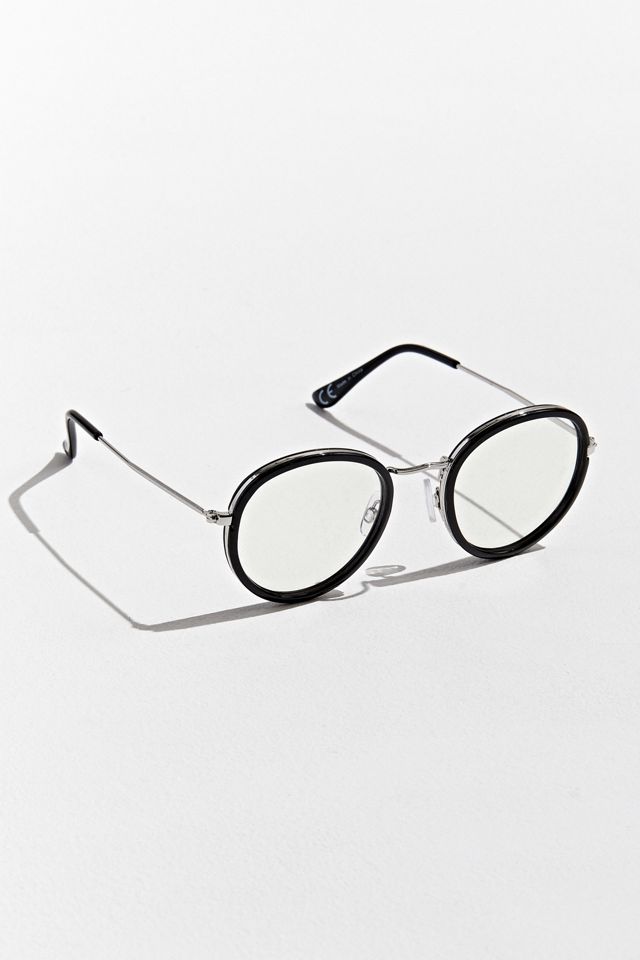 Plastic Rim Blue Light Round Readers | Urban Outfitters