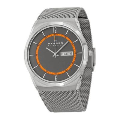 Skagen Melbye Grey Dial Grey Mesh Men's Watch SKW6007 | Urban