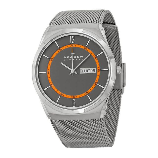 Skagen Melbye Grey Dial Grey Mesh Men s Watch SKW6007 Urban Outfitters