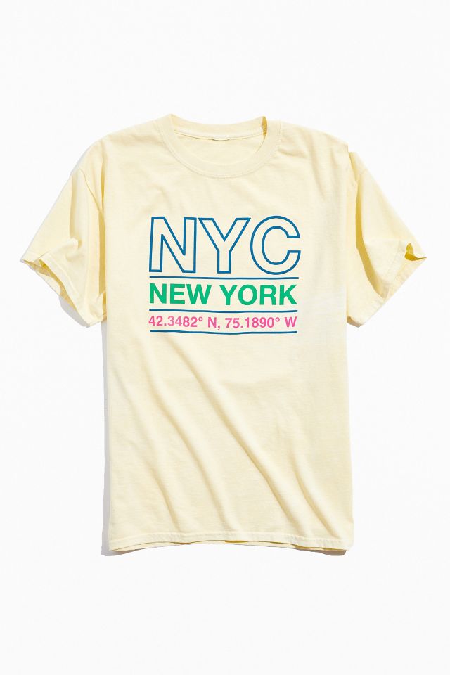 New York City Coordinates Tee | Urban Outfitters