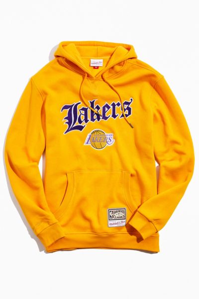 lakers hoodie yellow