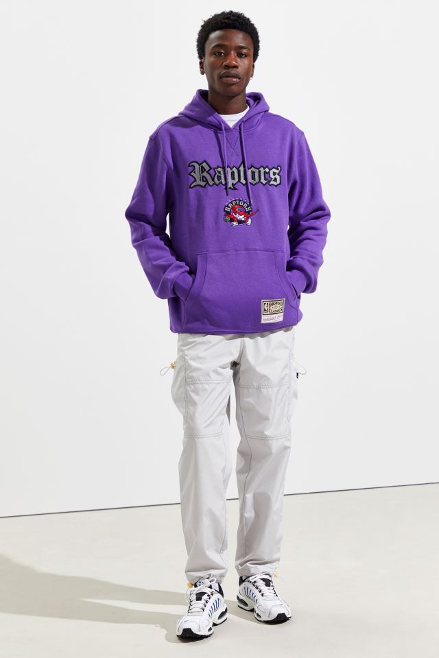 Mitchell & Ness Old English Toronto Raptors Hoodie Sweatshirt  #2