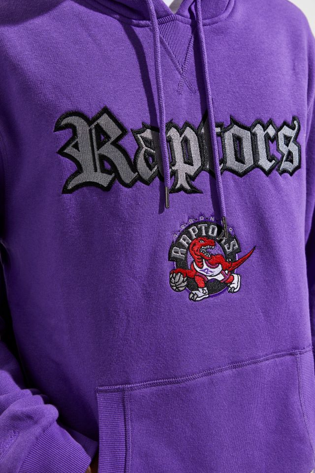 Mitchell & Ness Old English Toronto Raptors Hoodie Sweatshirt  #3