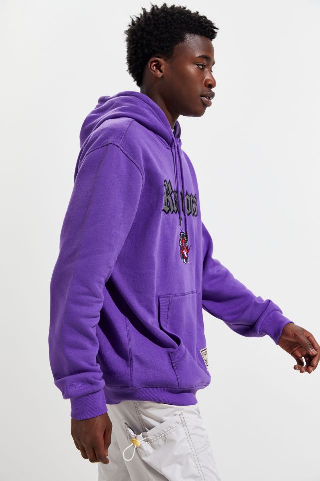 Mitchell & Ness Old English Toronto Raptors Hoodie Sweatshirt  #4