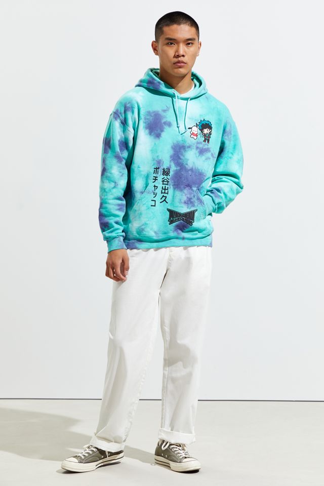 Sanrio X My Hero Academia Tie-Dye Hoodie Sweatshirt | Urban