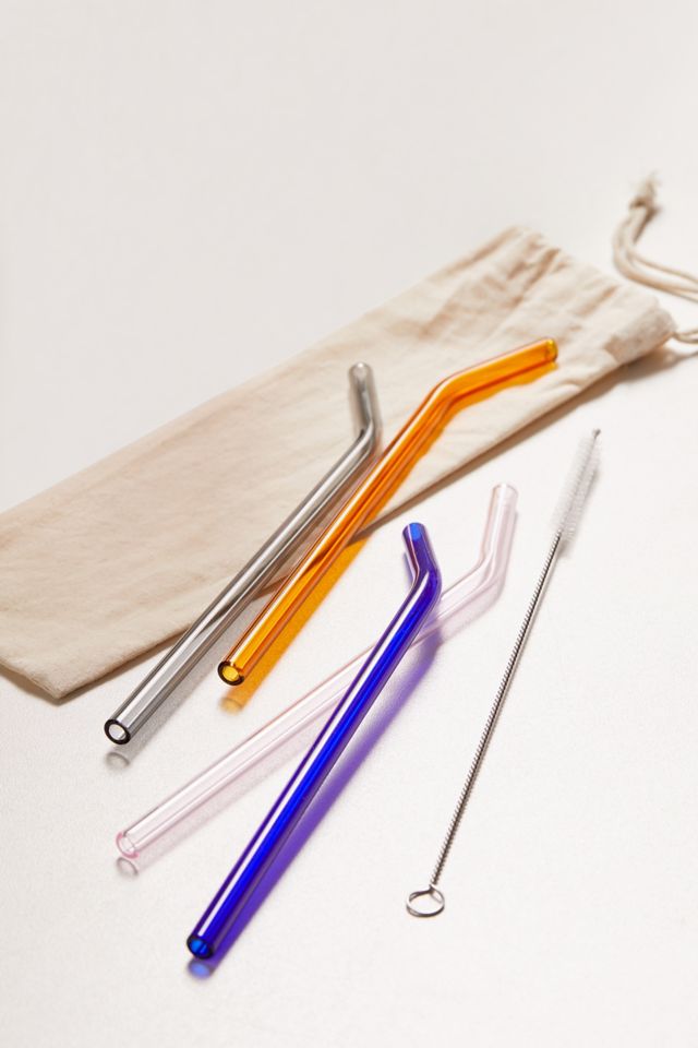 Glass Straw Set