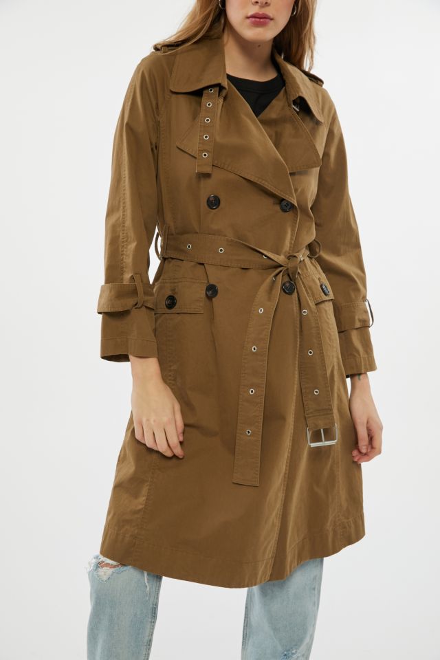 Avec Les Filles Double Breasted Trench Coat #1