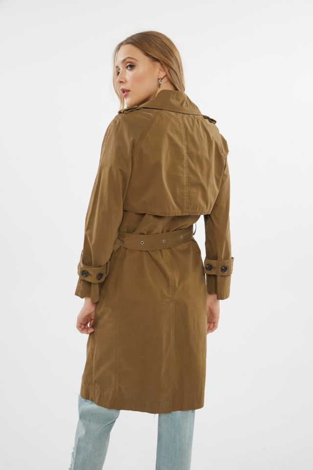 Avec Les Filles Double Breasted Trench Coat #2