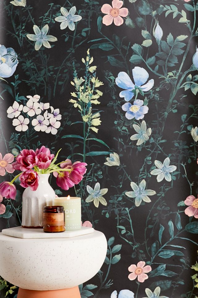 Lorelli Floral Removable Wallpaper Urban Outfitters