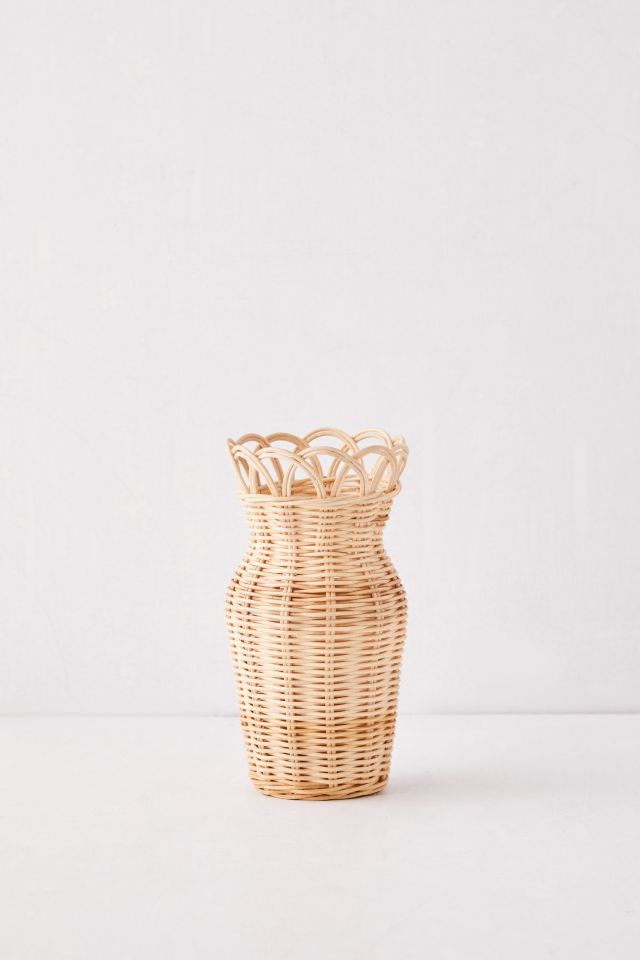Petit vase en rotin Priscilla #1