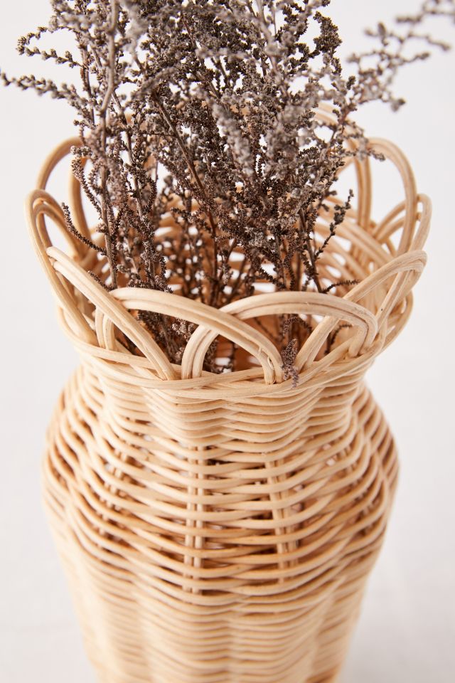Petit vase en rotin Priscilla #2
