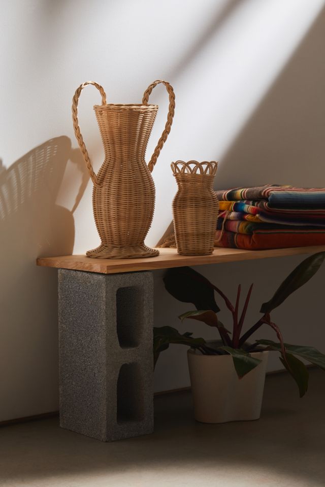 Petit vase en rotin Priscilla #4