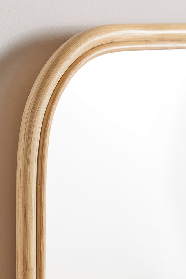 Ria Rattan Mirror Wall Shelf #3