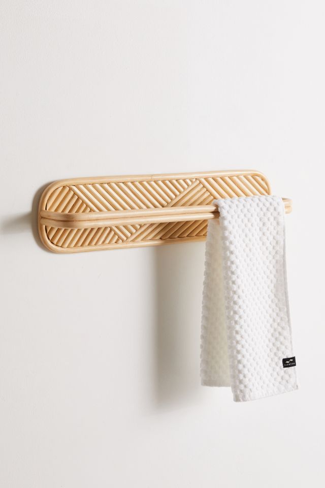 Ria Rattan Towel Bar #2
