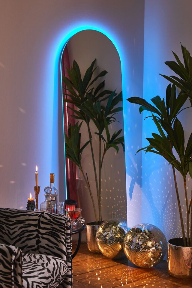 Yvette LED Floor Mirror | Urban Outfitters