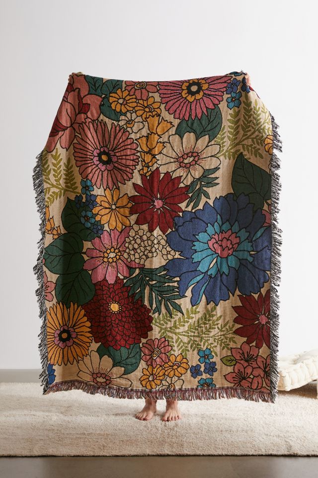 Valley Cruise Press + '70s Bloom Woven Throw Blanket