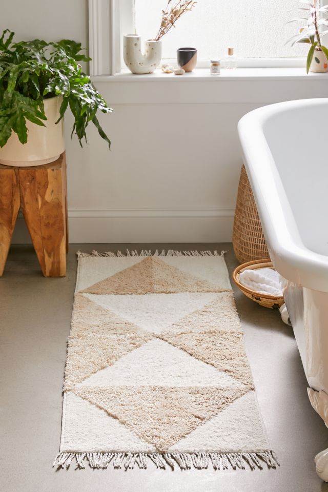Long tapis de bain à boucle Blair #1