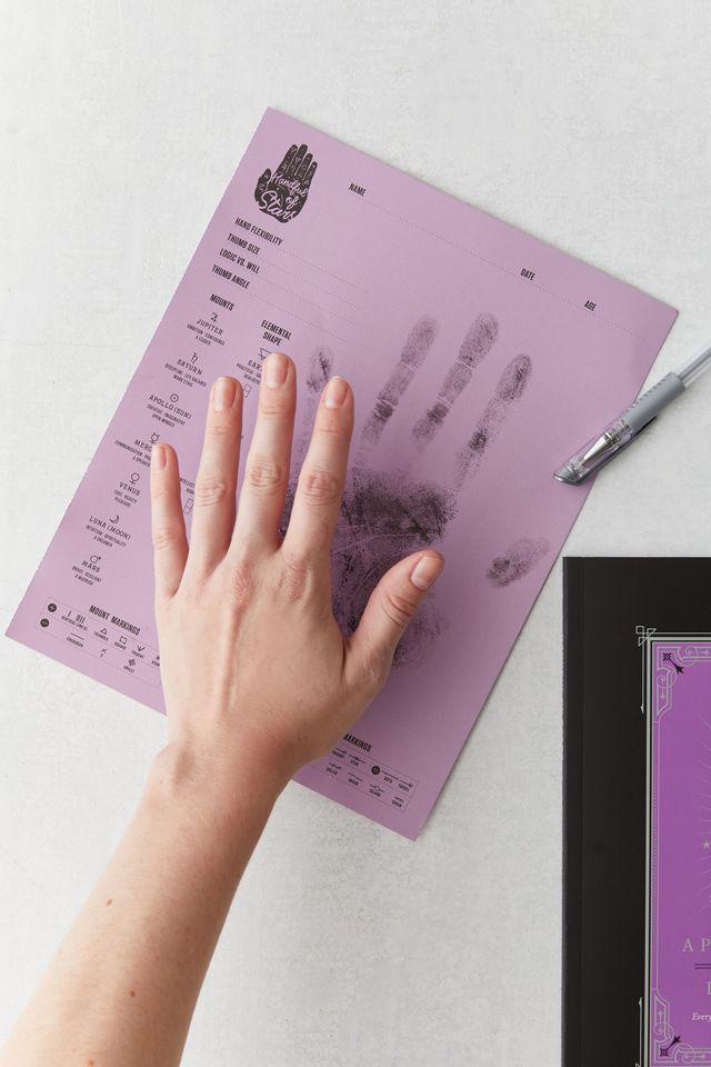 Handful of Stars: A Palmistry Guidebook and Hand-Printing Kit By Helene Saucedo #2