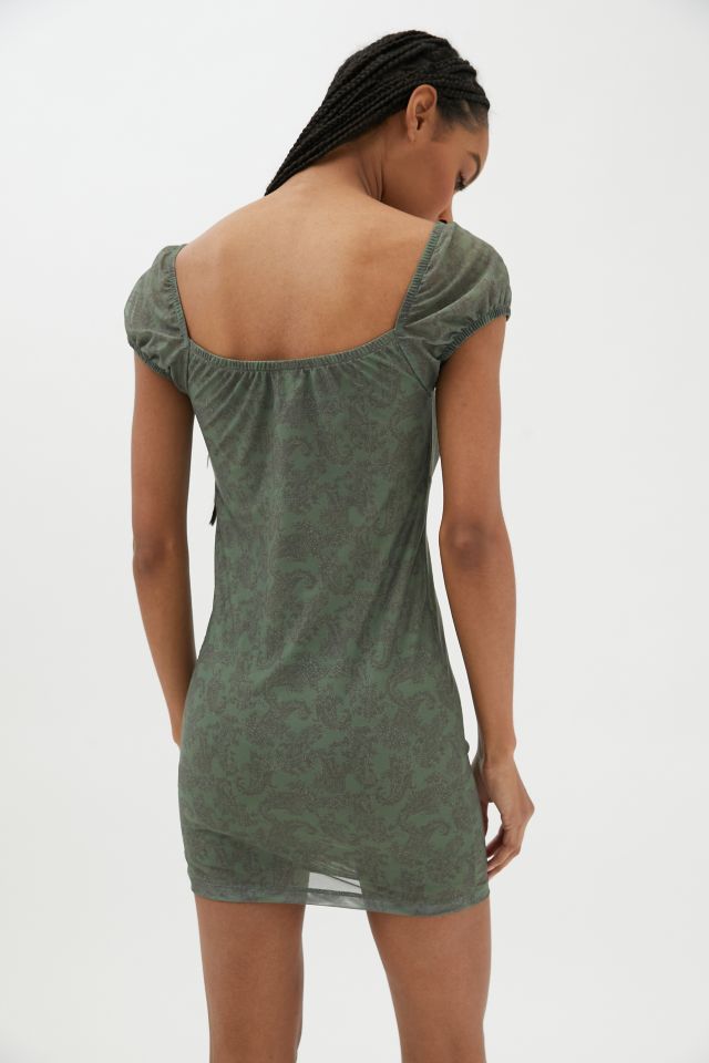 Motel Gaina Tie-Front Mini Dress #2
