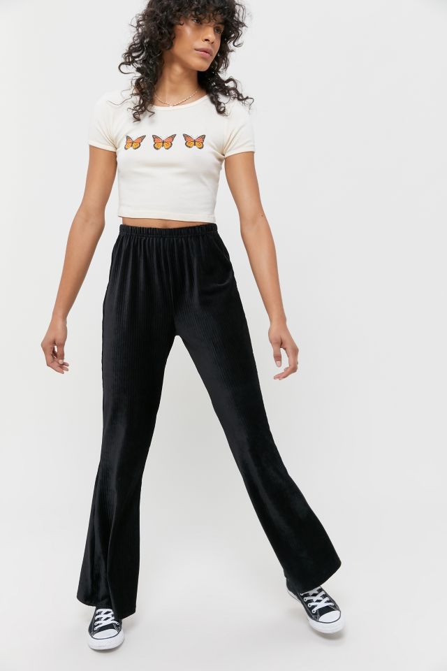 Urban Renewal Remnants Velvet Rib Flare Pant