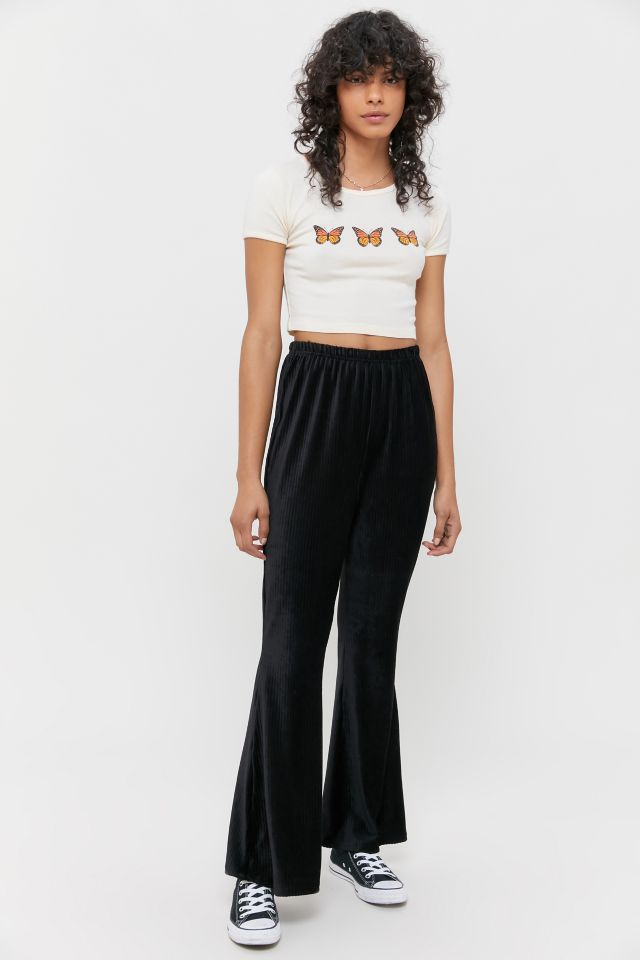 Urban Renewal Remnants Velvet Rib Flare Pant   #2