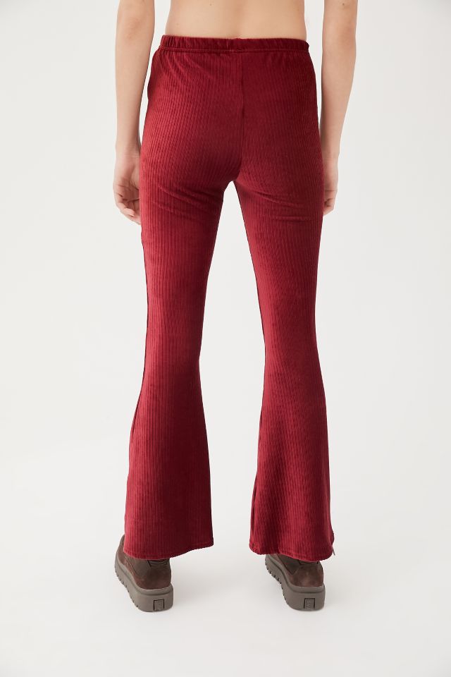 Urban Renewal Remnants Velvet Rib Flare Pant