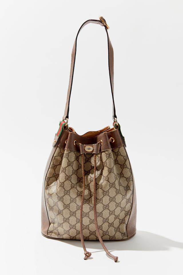 Gucci Vintage Leather Bucket Bag