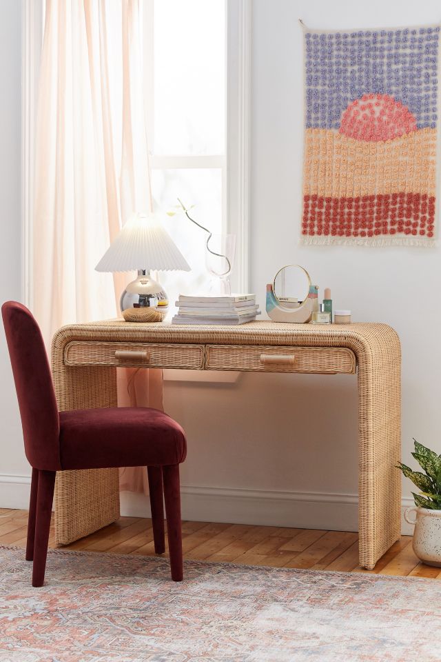 Marisol Rattan Desk | Urban Outfitters