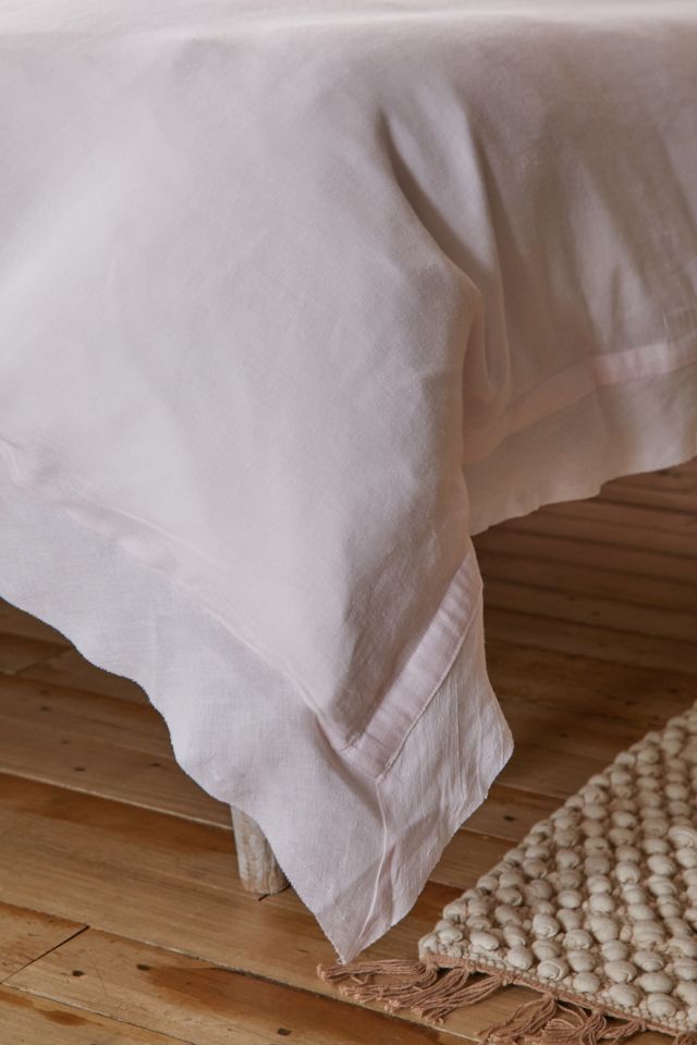 Palmer Linen Blend Solid Duvet Cover #2