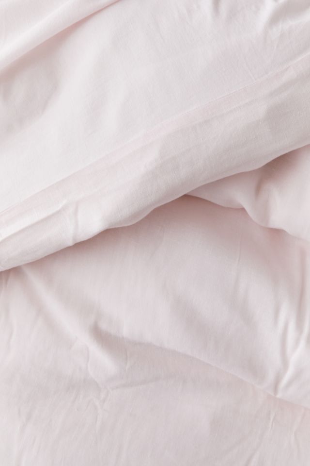 Palmer Linen Blend Solid Duvet Cover #4
