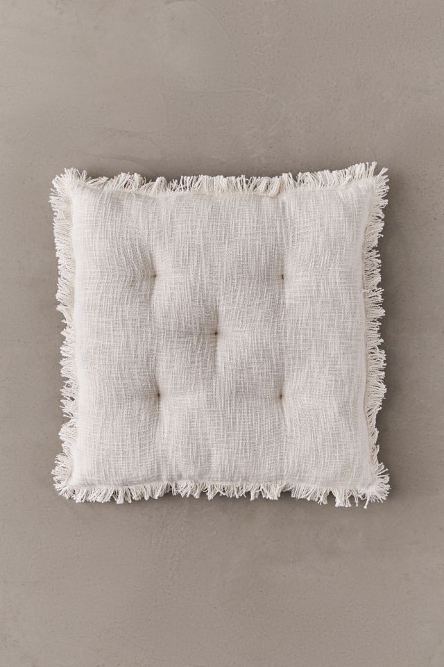 Logan Fringe Floor Pillow #1