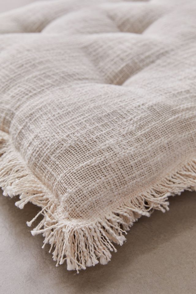 Logan Fringe Floor Pillow #3