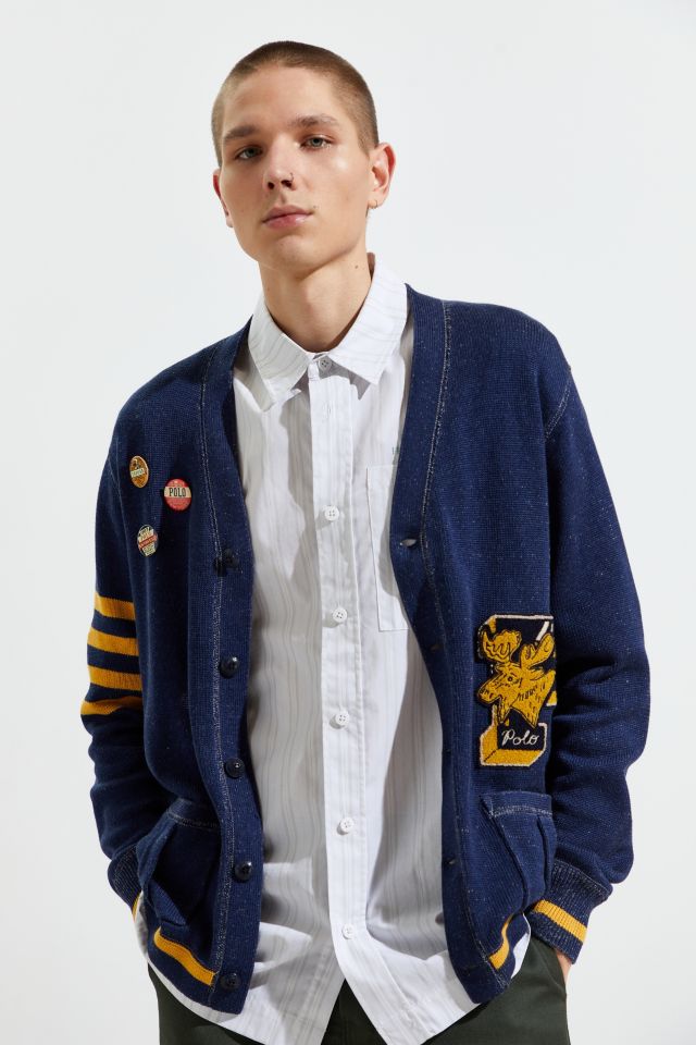 Polo shop varsity cardigan