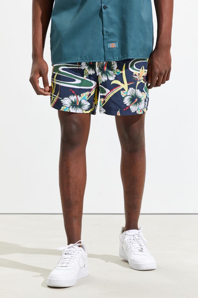 Short de natation fleuri rétro UO  #1