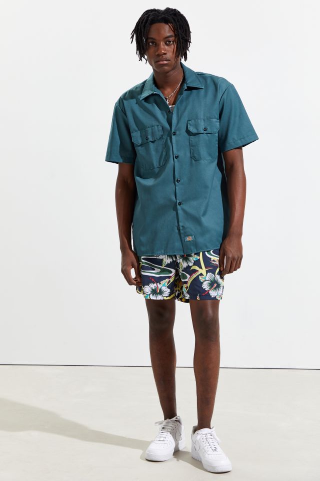 Short de natation fleuri rétro UO  #2