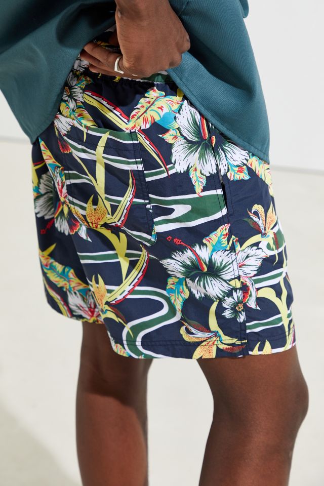 Short de natation fleuri rétro UO  #5