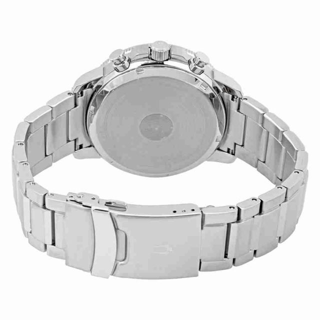 Bulova Marine Star Chronograph Black Dial Men's Watch 96B272 #2