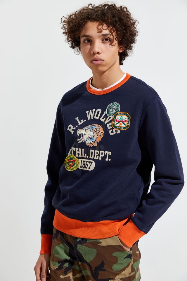 Polo Ralph Lauren Wolves Crew Neck Sweatshirt | Urban Outfitters