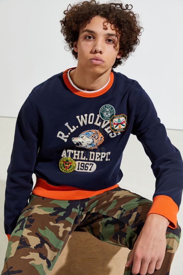 Polo Ralph Lauren Wolves Crew Neck Sweatshirt | Urban Outfitters