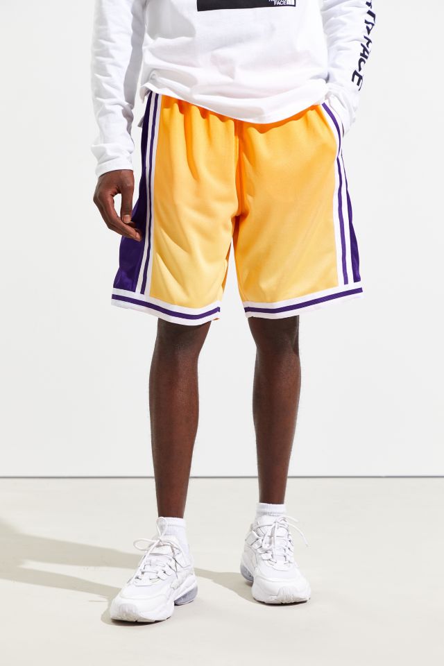 Mitchell & Ness Old English Basketball Short | Urban Outfitters