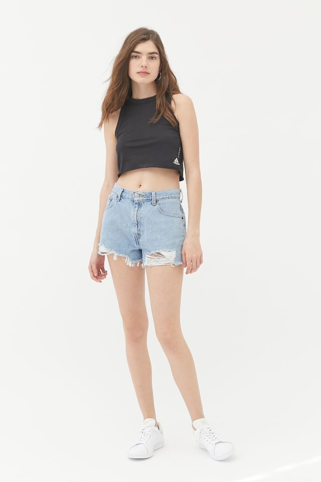 Urban outfitters adidas crop hot sale top